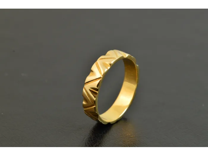 18K Ethnic Gold Ring