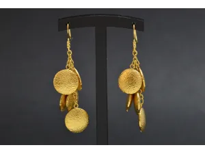 Pendientes Largos de Oro