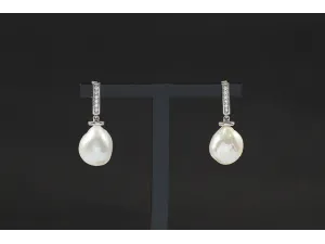 Pendientes de Plata con Perla