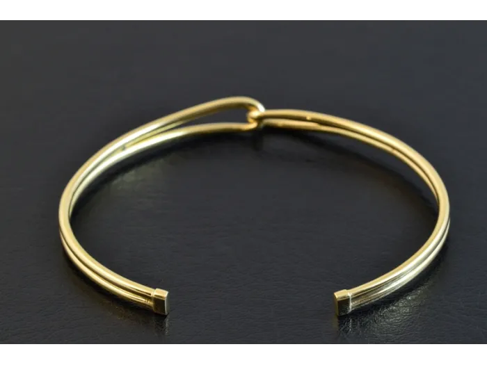 Brazalete de Ouro Infinito