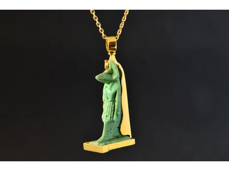 Pendant with Ancient Amulet of Anubis