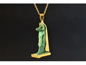 Pendant with Ancient Amulet of Anubis