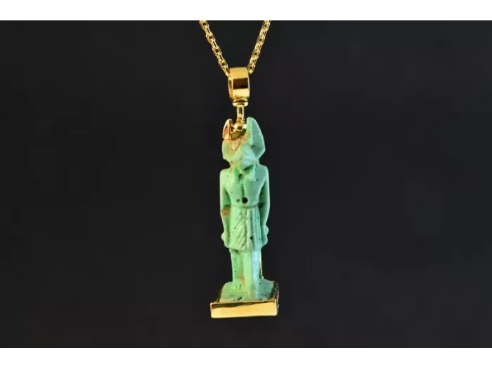 Pendant with Ancient Amulet of Anubis