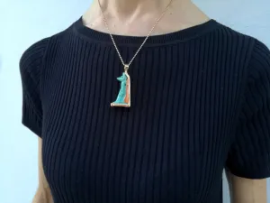 Pendant with Ancient Amulet of Anubis