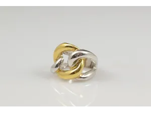 Anillo de Plata Bicolor