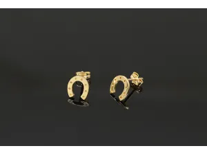 Pendientes de Herradura de Oro