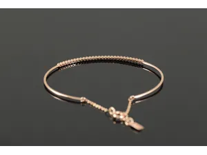 Brazalete de Oro Rosa con Diamantes