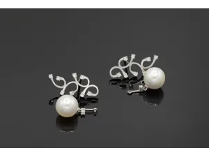 Pendientes de Oro Blanco