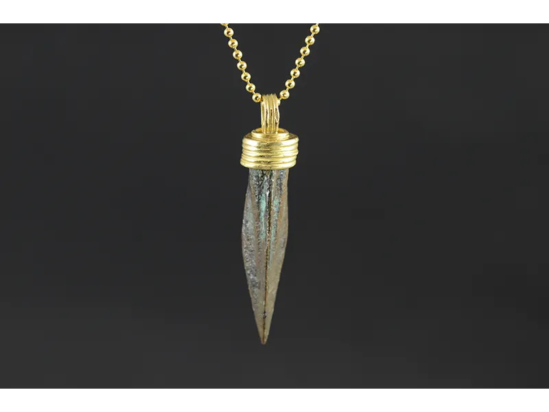 Pendant with 2200-Year-Old Arrowhead