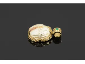 Colgante con Amuleto Escarabello Exipcio de 3500 anos de Antigüedade