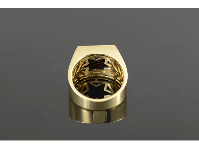 Gold Seal with Onyx