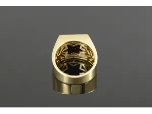 Gold Seal with Onyx