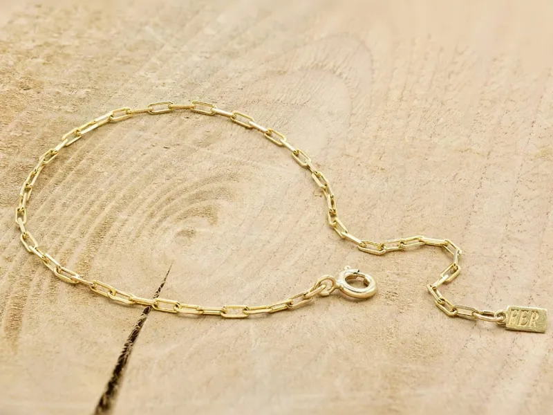 18K Gold Link Bracelet