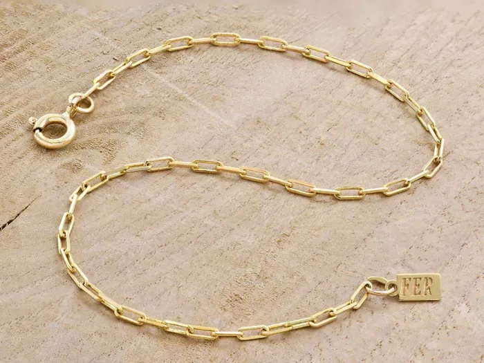 18K Gold Link Bracelet