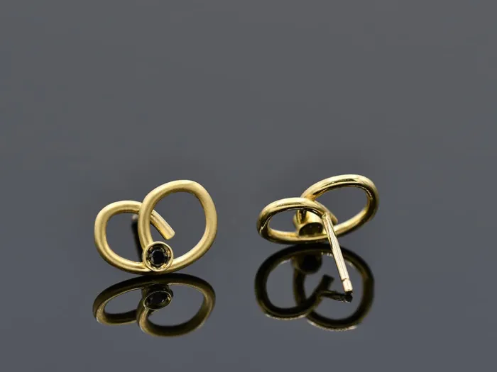 Pendientes de Oro con Diamantes