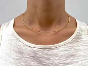 18K Gold Rigid Choker