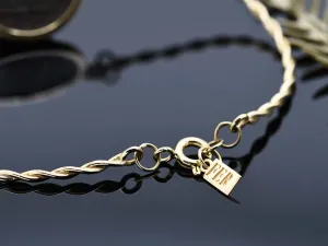 Pulseira de Ouro con Moeda Romana