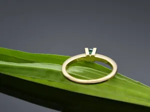 Gold Ring with Emerald