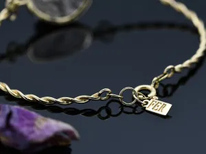 Pulsera de Oro con Moneda Romana