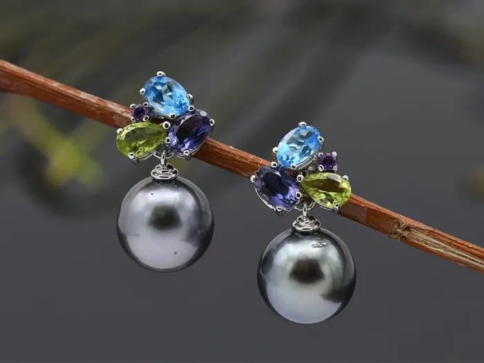 Tahitian Pearl Earrings
