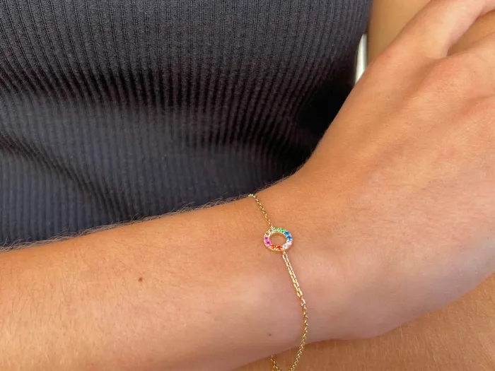 Pulsera de Oro con Circonitas