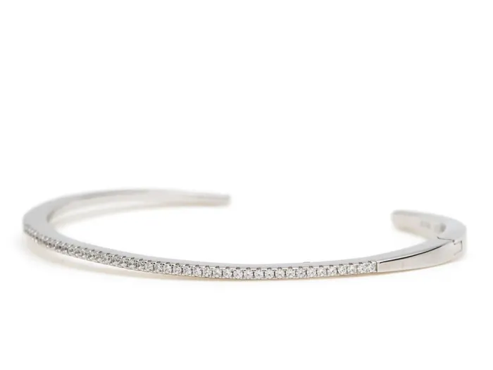 Silver Bracelet with Zirconias