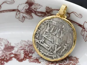 Gold Pendant with Medieval Coin