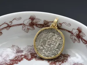 Gold Pendant with Medieval Coin