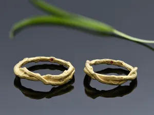 Olive Branch Gold Band