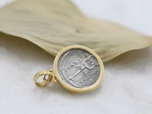 Colgante de Oro con Moneda Romana