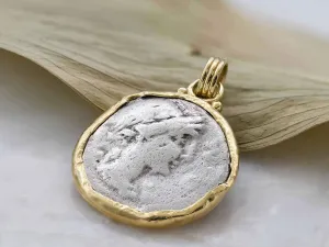 Colgante de Oro con Moneda Romana