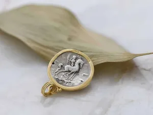 Colgante de Oro con Moneda Romana