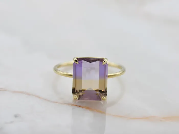 Ring with Ametrine