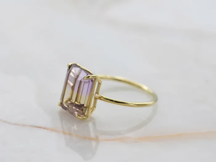 Ring with Ametrine