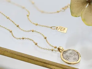 18K Gold Necklace with Hispano-Arabic Coin