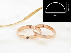 Alianza de Oro Rosa Martelé