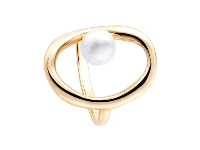 Silver Ring with Pearl