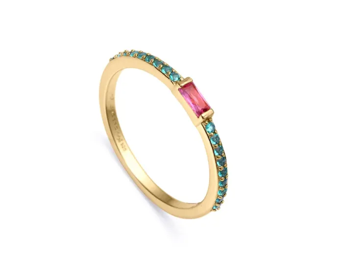 Ssilverr Ring with Zirconias