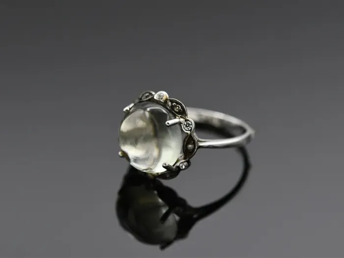 Anillo con Perla y Circonitas