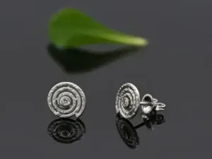 Pendientes de Oro Blanco con Diamantes