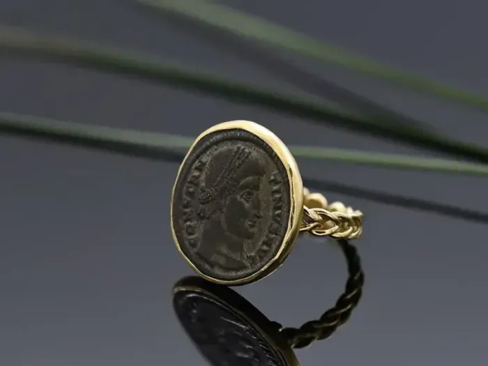 Ring with Roman Coin