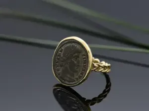 Ring with Roman Coin