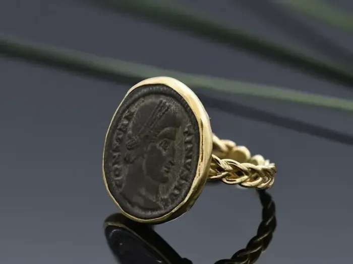 Ring with Roman Coin