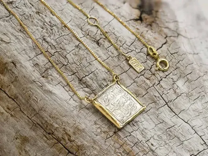 Gold Necklace with Medieval Coin