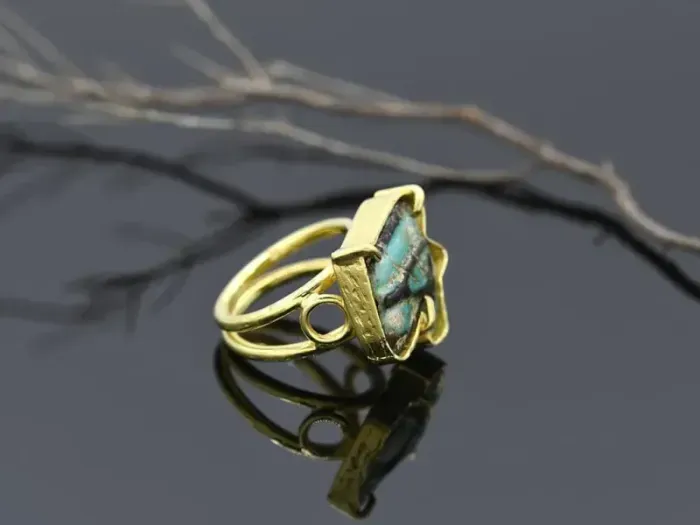 Ring with Antique Amulet