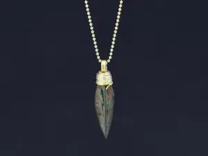 Gold Pendant with Ancient Greek Arrowhead