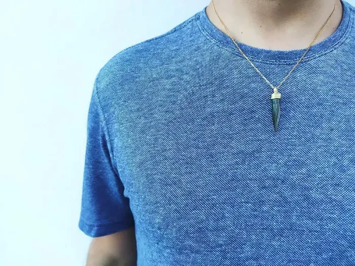 Gold Pendant with Ancient Greek Arrowhead