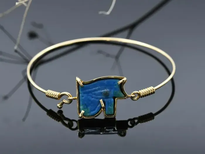 Bangle with Antique Amulet