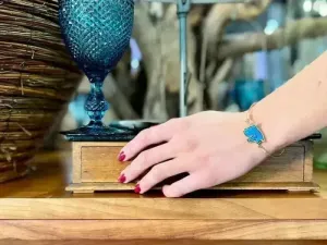 Pulsera con Amuleto Egipcio de 2300 años. Ojo de Horus