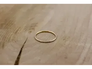 Anillo de Oro Rosa Liso